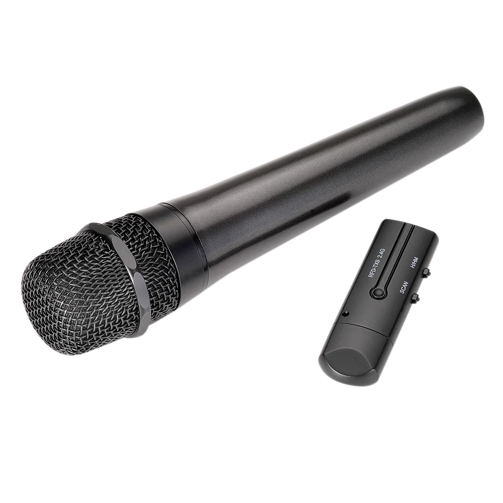 RFD-856M oem Battery operated 2.4ghz wifi wireless vocal ktv microphone karoke mic