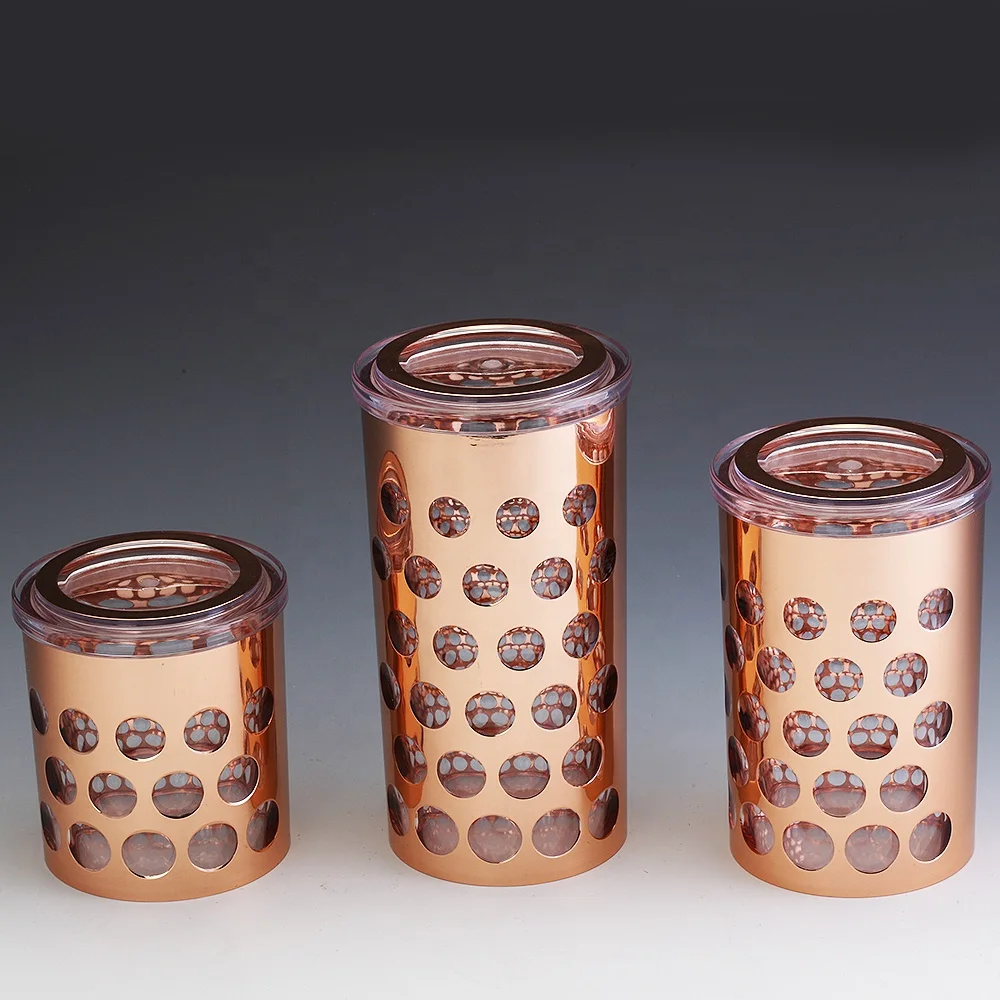 BPA Free Plastic Acrylic Food canister for Tea Coffee sugar