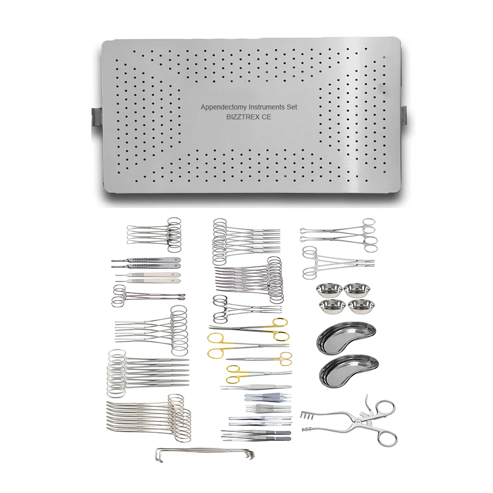 
 Набор инструментов для аппендиэктомии, набор новых продуктов, хирургические инструменты Премиум-Качества, оборудование для абдоминальной хирургии  