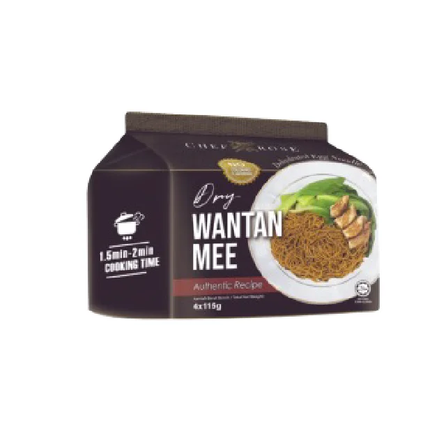 Homemade Style Premium Grade Malaysia Factory 2 Minutes Cook Instant Noodle Instant Egg Noodle