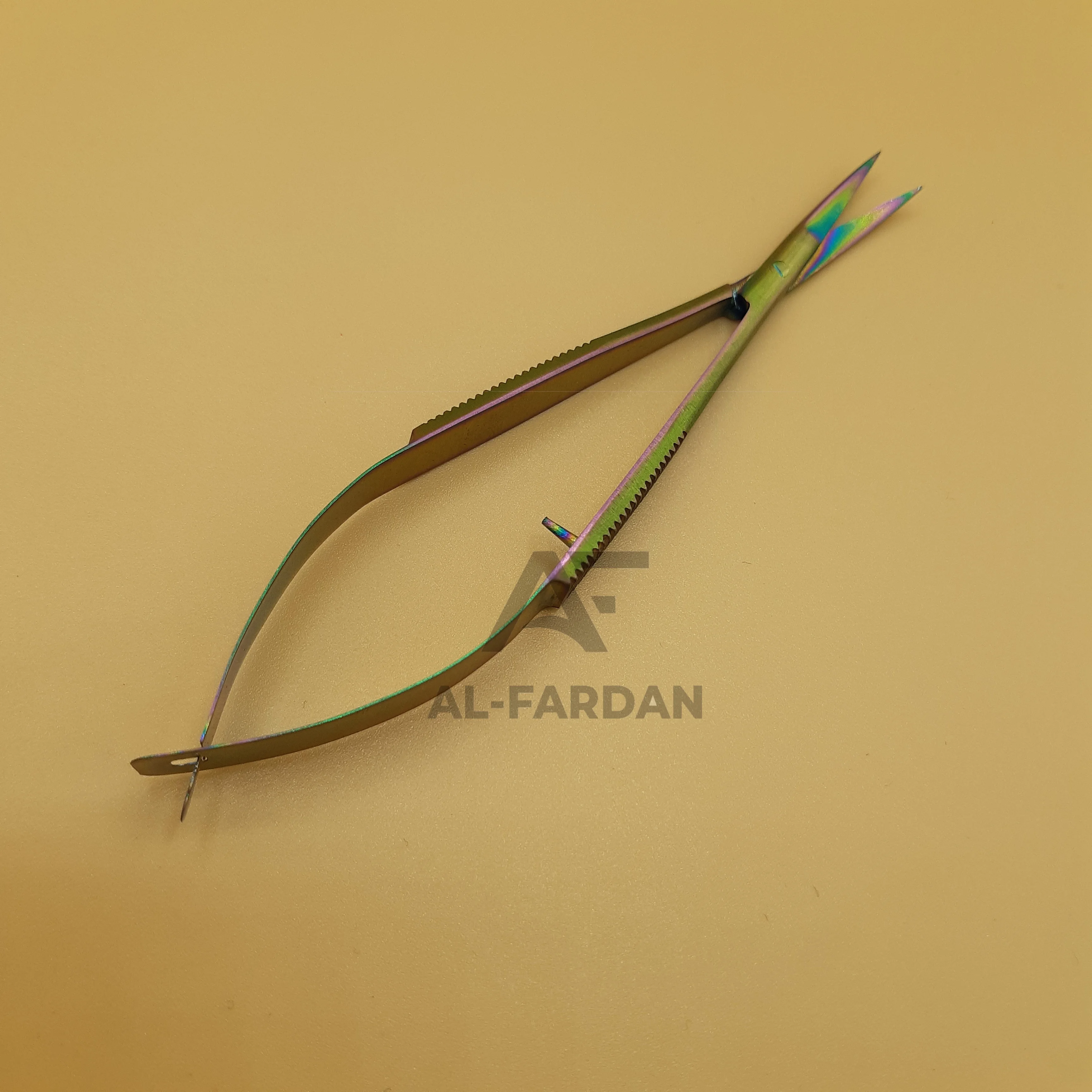 High Quality Spring Scissors Multi Function Sustainable Stainless Steel Gold Multi Color Custom Logo Russian Manicure Scissors