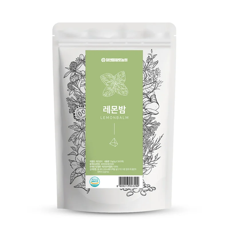Premium lemon balm tea that improves cholesterol and has a good scent for dieting