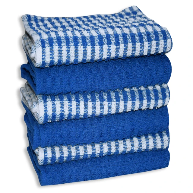 
Махровые чайные полотенца из 100% хлопка, 4 упаковки, супервпитывающие, 45x65 см, 90 г 