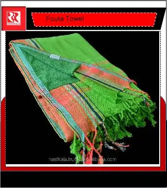 High Quality Woven Pareo Towels 100 % Cotton Striped Design Tassels Hamam Bath Fouta Towel 2023 Custom Print Fouta Towel
