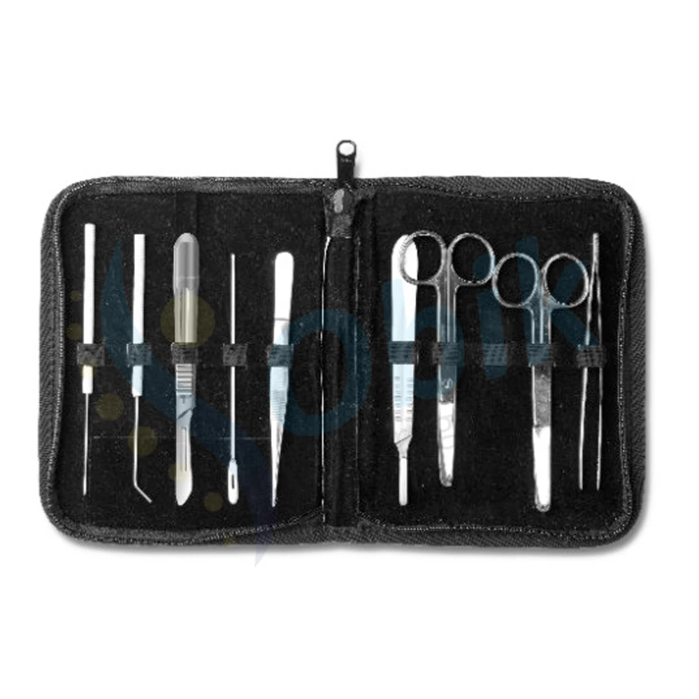 Dressing Forceps Medical Scissors Set Tweezers Dental Tools Dissecting Kit