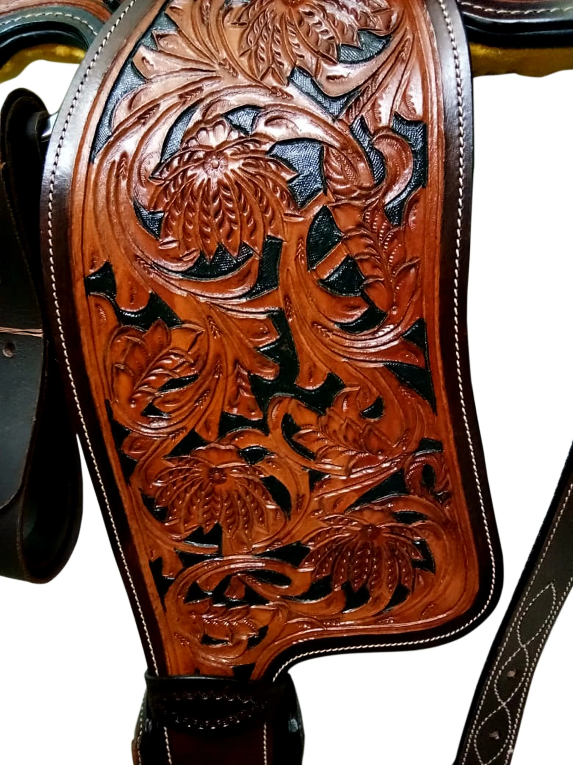 Ковбойное седло лошади производства премиум-производителей кожи