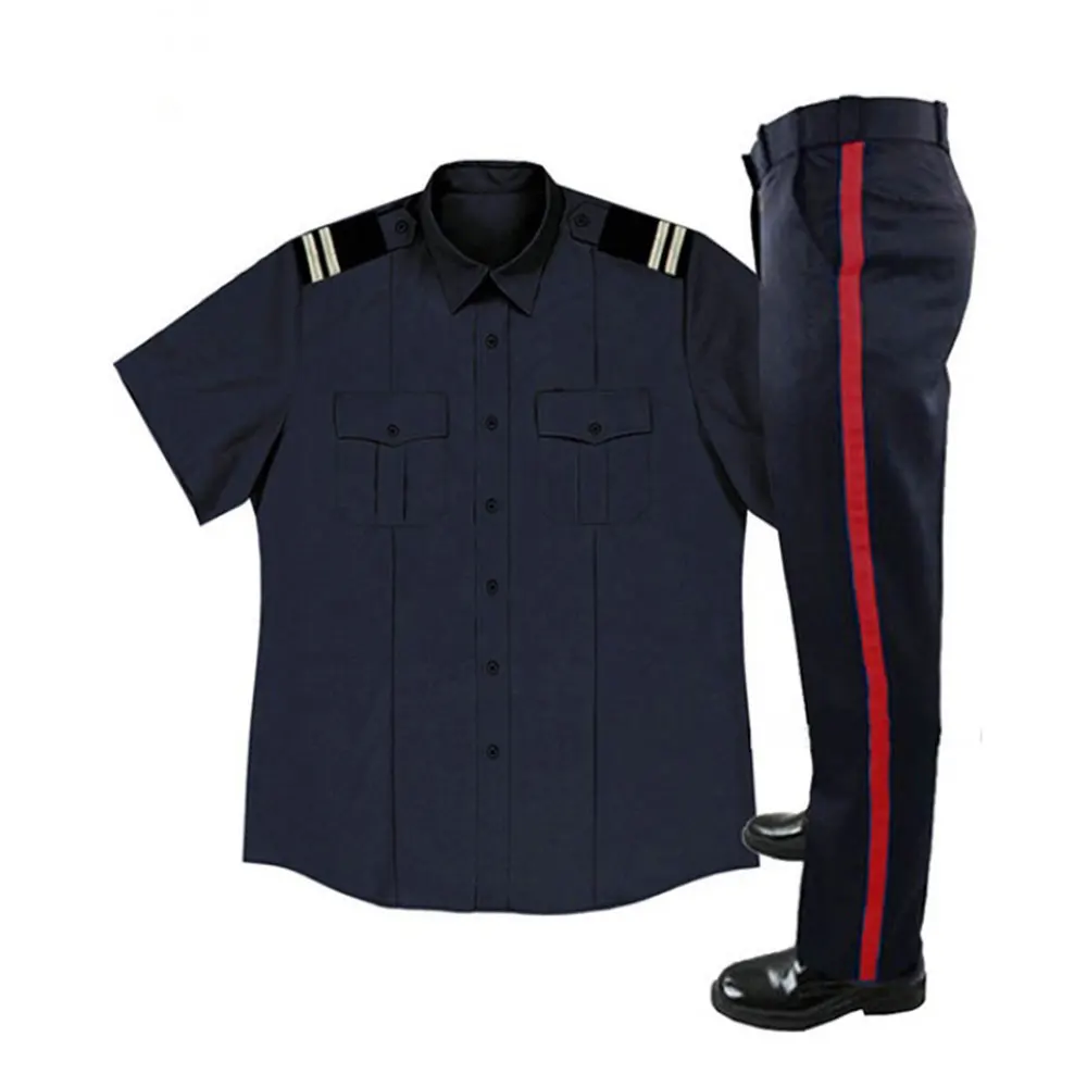  wholesale security guard uniforms cheap shirts and trouser uniform set
