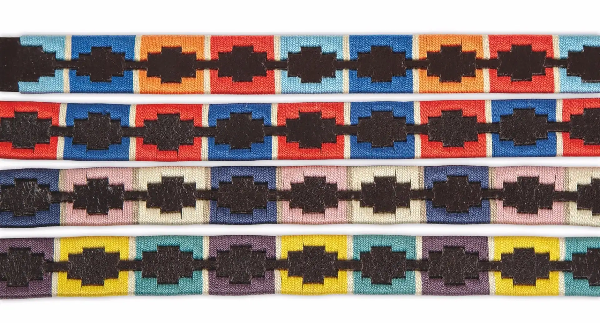 Polo Bridle On High Quality Indian Drum Dyed Vegetable Tanned Leather,Nylon Tread And Brass Buckles