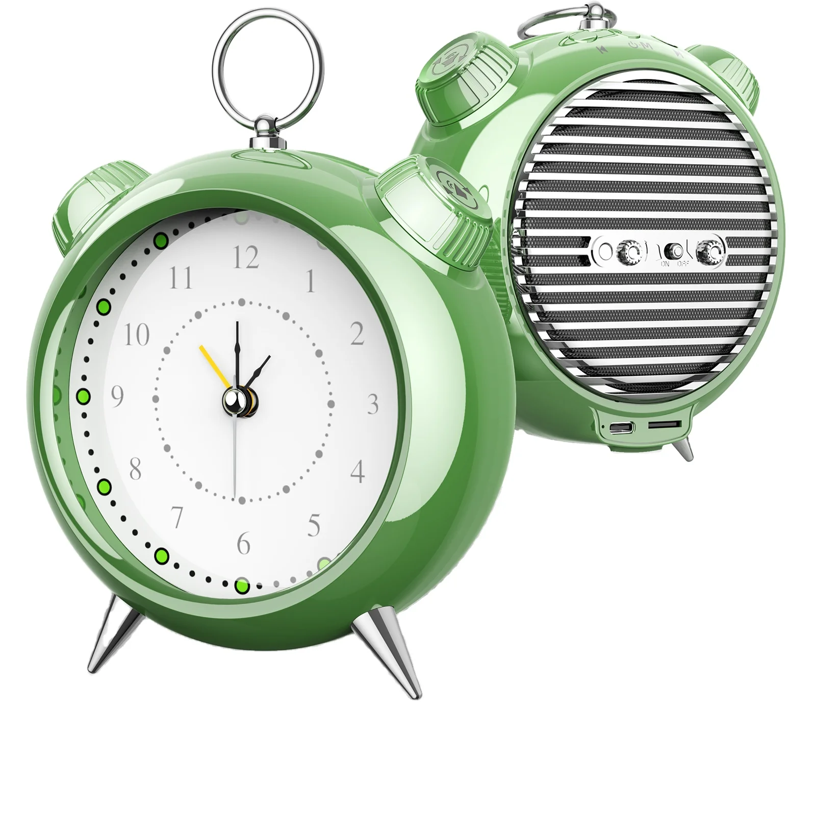 Portable sleeping aid wireless Speaker 4 Relaxing & Soothing Nature Sounds Timer Alarm Clock with Radio