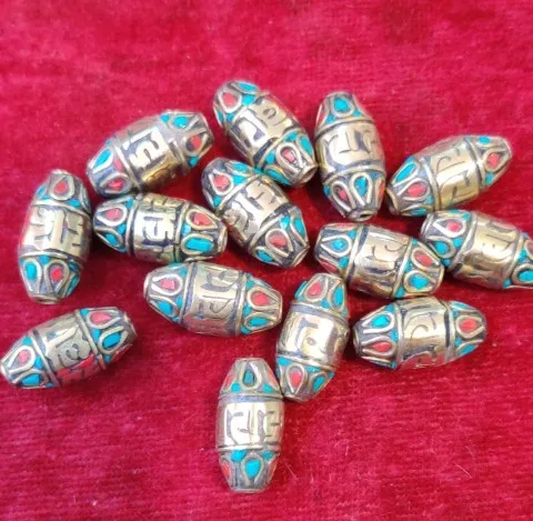 Brass Tibetan Jewelry Beads