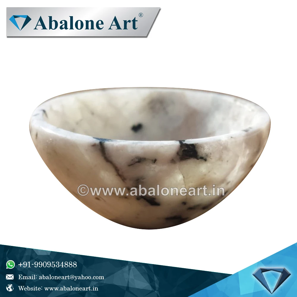  Абалон искусство полудрагоценный камень Роза кварц Хрустальная чаша по экономичной цене оптом