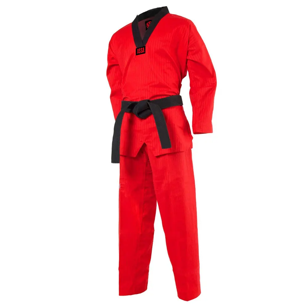 high quality martial Arts Karate Gi Uniform for Kids & Adults Medium Weight with Free Belt 100% cotton canvas. 14oz.