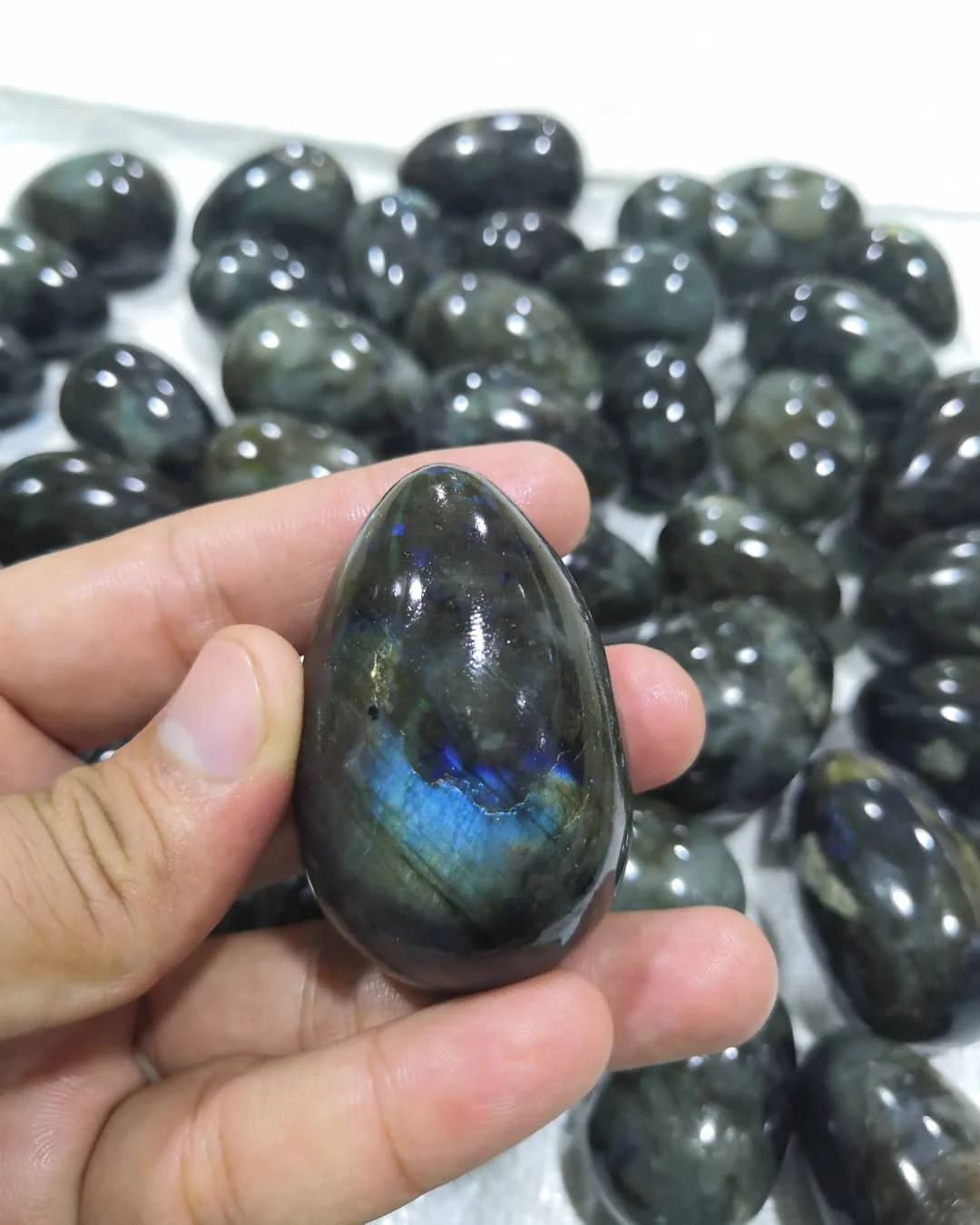 wholesale natural crystal  labradorite  yoni eggs:gemstone eggs:crystal yoni eggs:healing crystal stone:agate:crafts:agate:gift