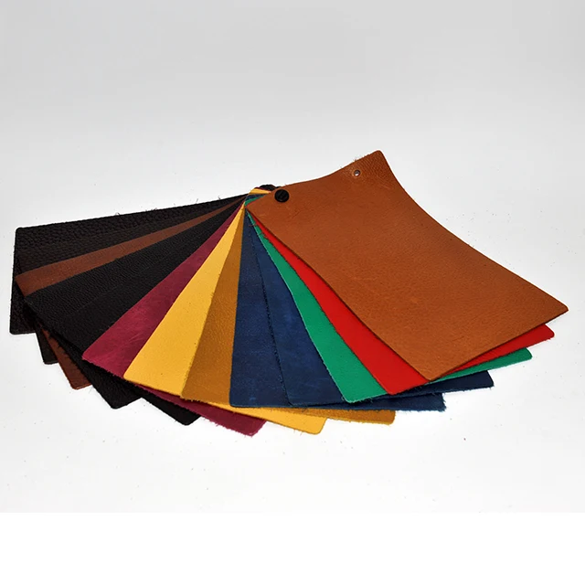 Top Italian Quality Upholstery Leather Cognac Color Genuine Leather for Furniture