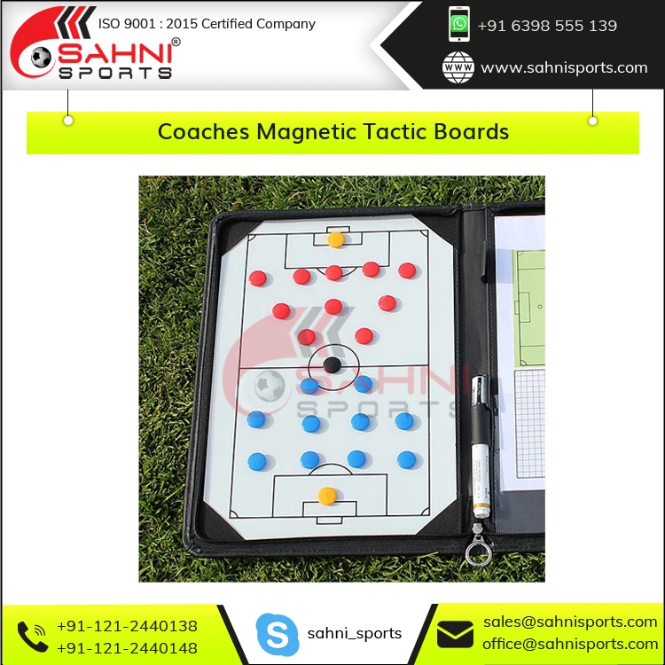 Leading Manufacturer of High Quality Football & Soccer Training Coaches Magnetic Tactic Board at Wholesale Price