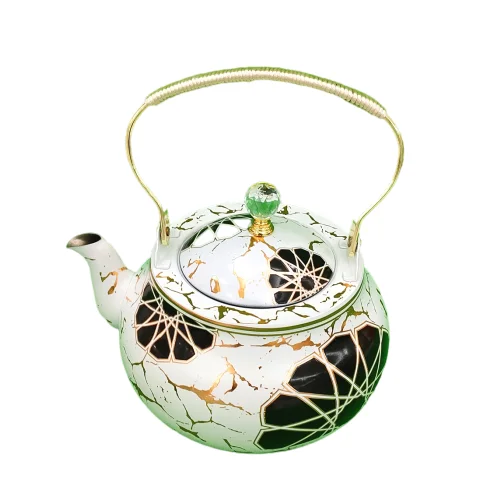 2022 Hot Sale Arabic Style Teapot 1.5L 2.0L Gold Plated Stainless Steel Teapot