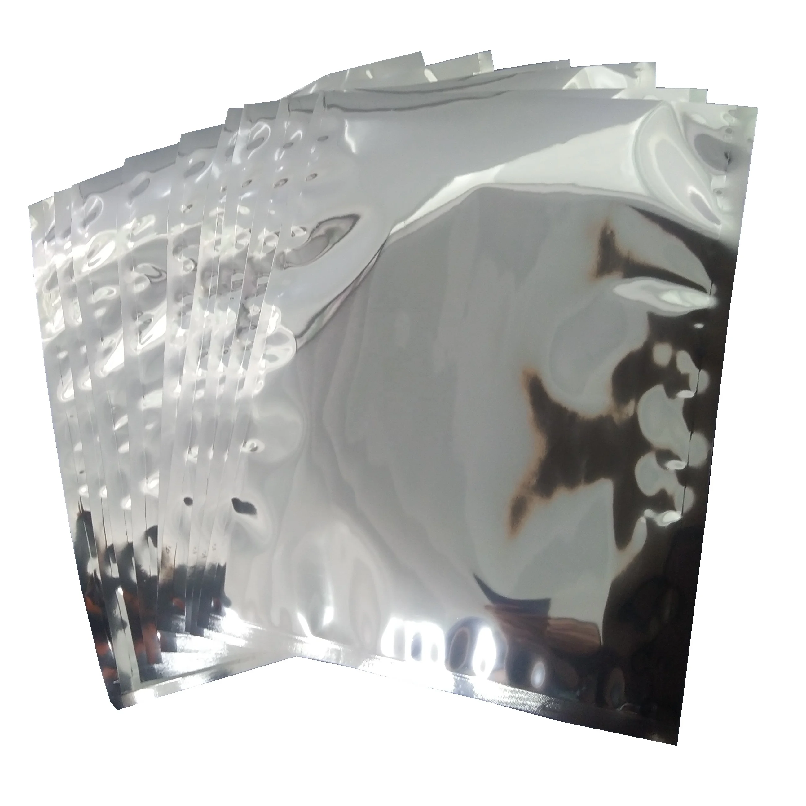 Factory Price Vacuum Three Sealing Side Metallized Laminated Plastic Bags for Industrial