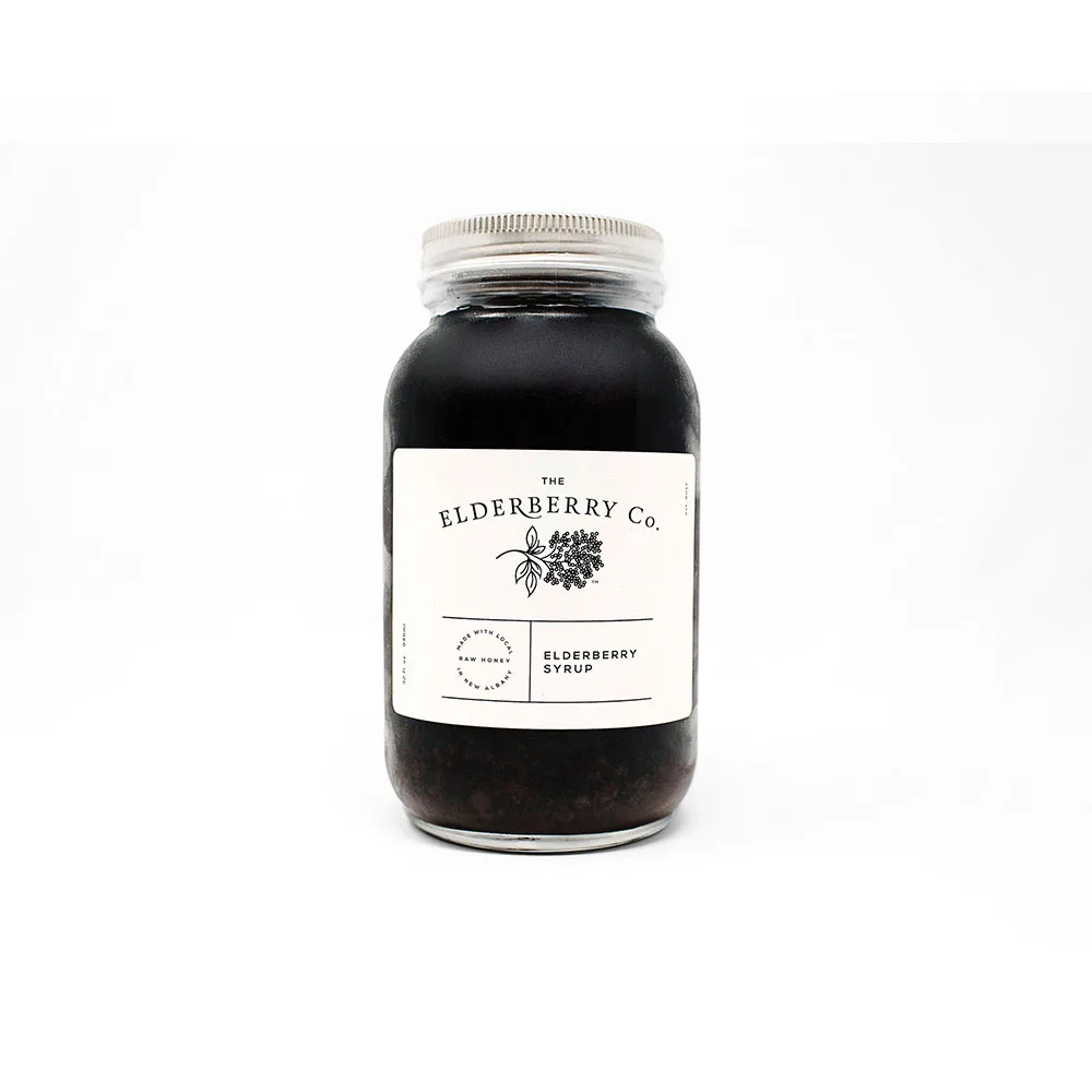 Сироп для черники 32 унции ягоды Aronia сырой местный мед имбирь цейлонская корица простая бутылка
