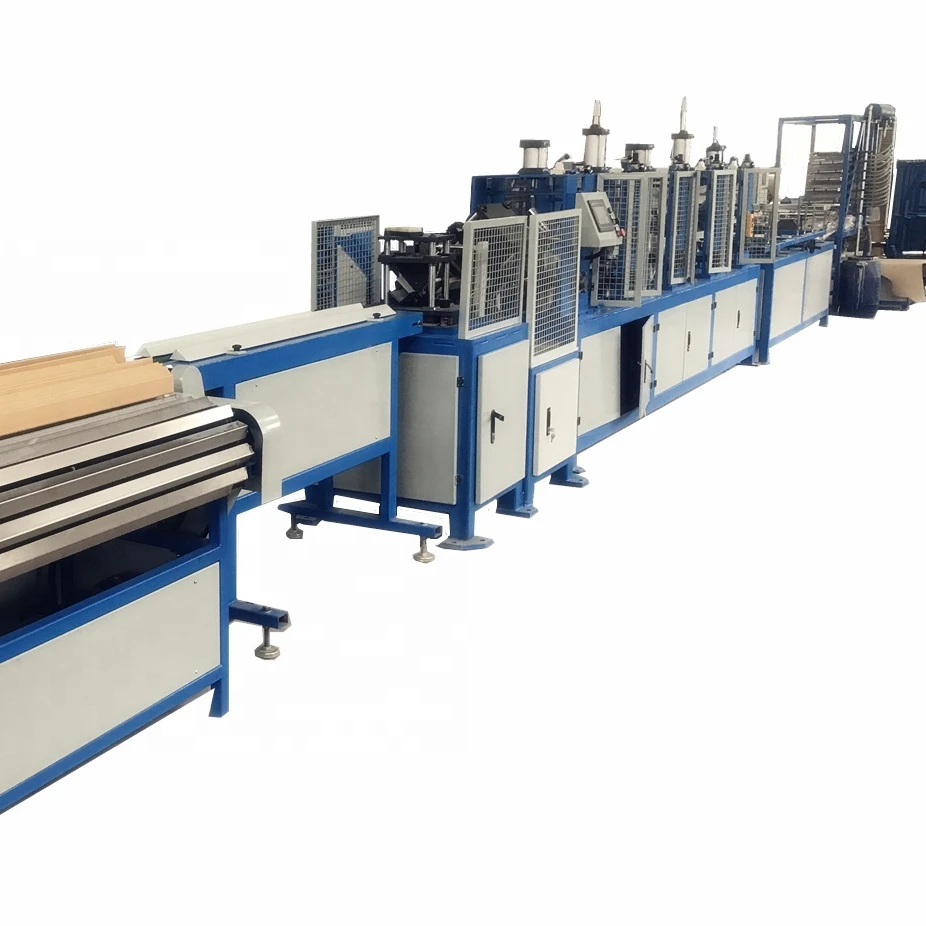 Новый дизайн, машина для изготовления угловых досок и угловых досок с высокой скоростью 60 м/мин