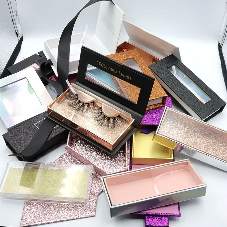 25mm lash vendor 5d mink eyelash with beautiful candy shape box top quality hot selling  lashes in colorful packing