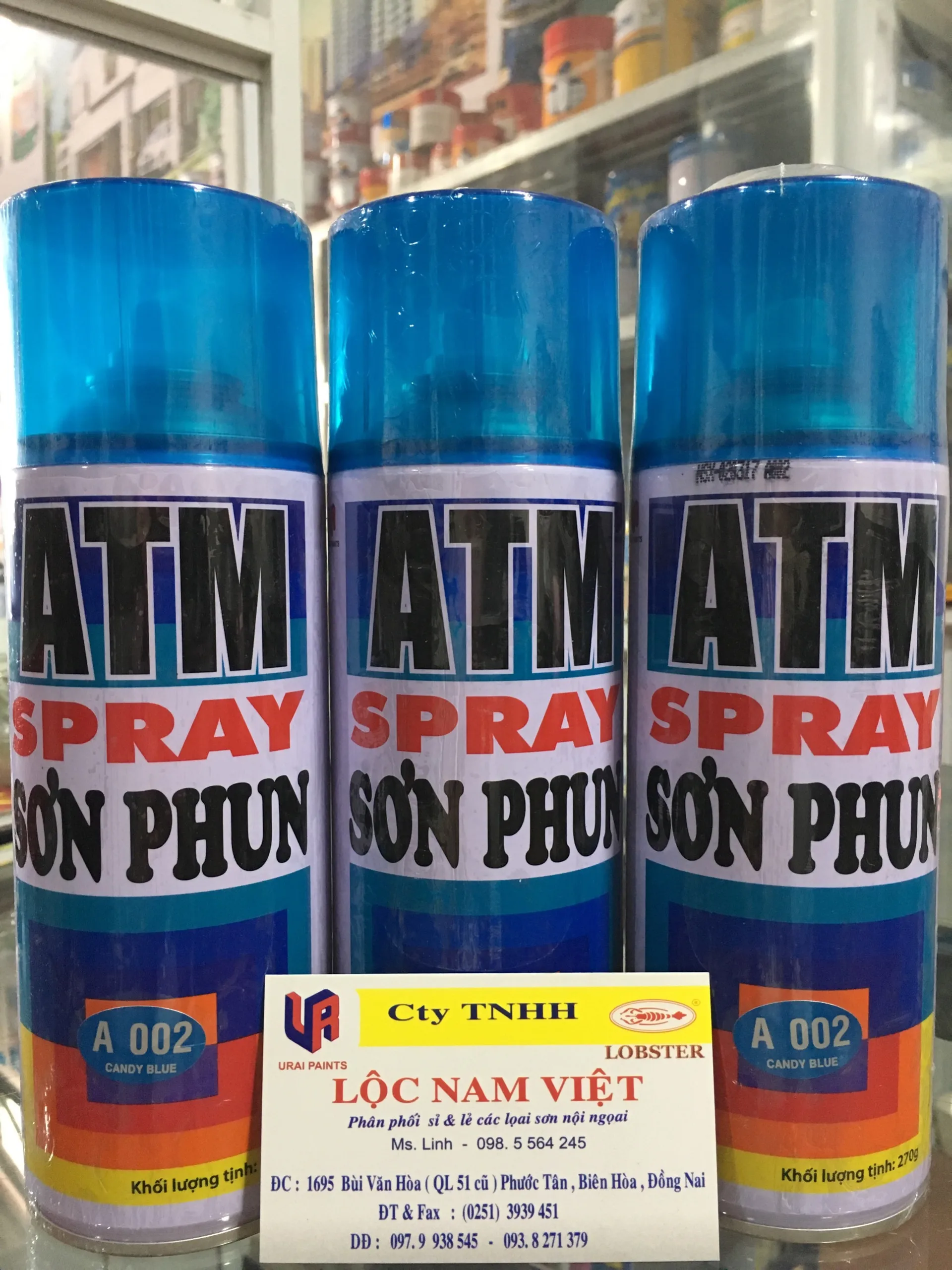 
Viet Nam manufacturer Aerosol Acrylic 400 ML Multi Color ATM spray paint for motorcycle 