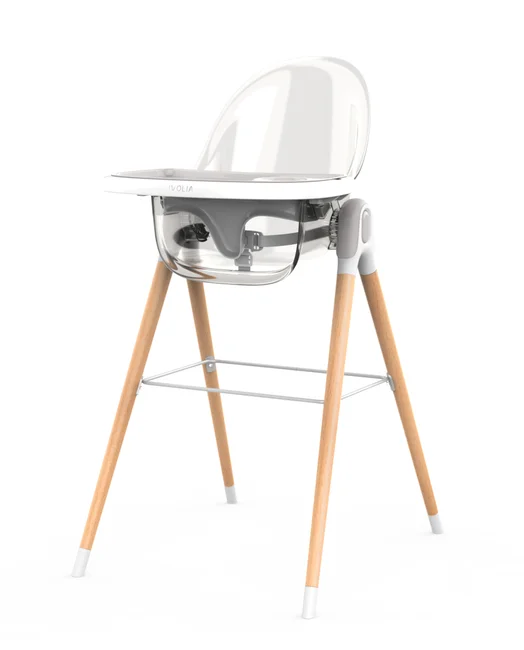 
IVOLIA Baby Highchair/ Bouncer/ Rocking EN14988 Plastic NEW Highchair Babies and Kids Living Room Kitchen Modern 