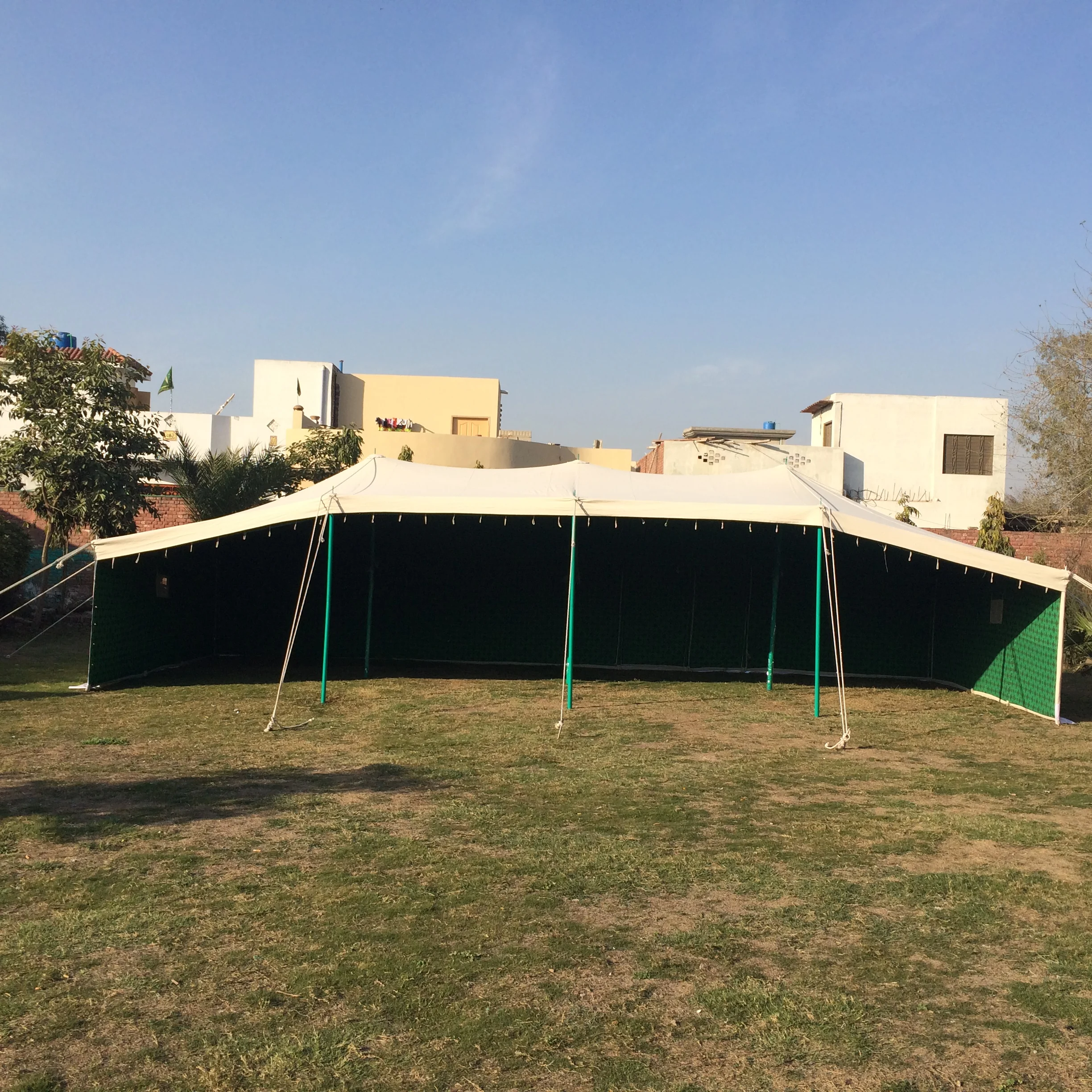 Middle Eastern Market Largest Canvas Shelter Tent Kuwaiti Deluxe Arabic Style Desert Canvas Outdoor Camping Tent