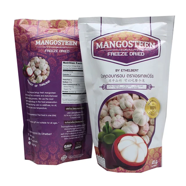 
100% Natural Fruits Freeze Dried Mangosteen 45g Premium quality products Thailand 