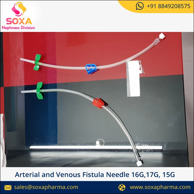 Indian Exporter of Arterial and Venous Fistula Needle 16G,17G, 15G