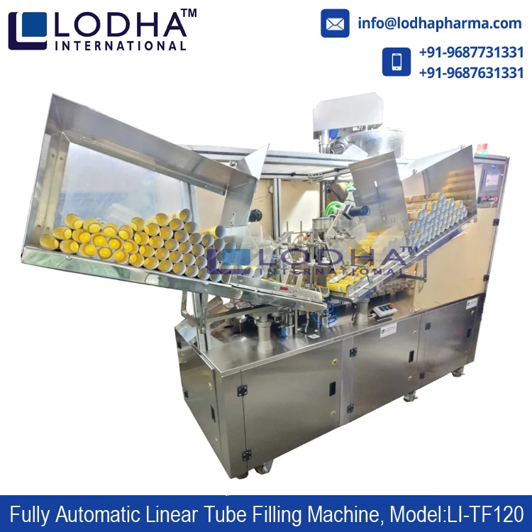 Automatic Filling Sealing Trimming batch Coding All Feature Soft Tube Ointment Filler