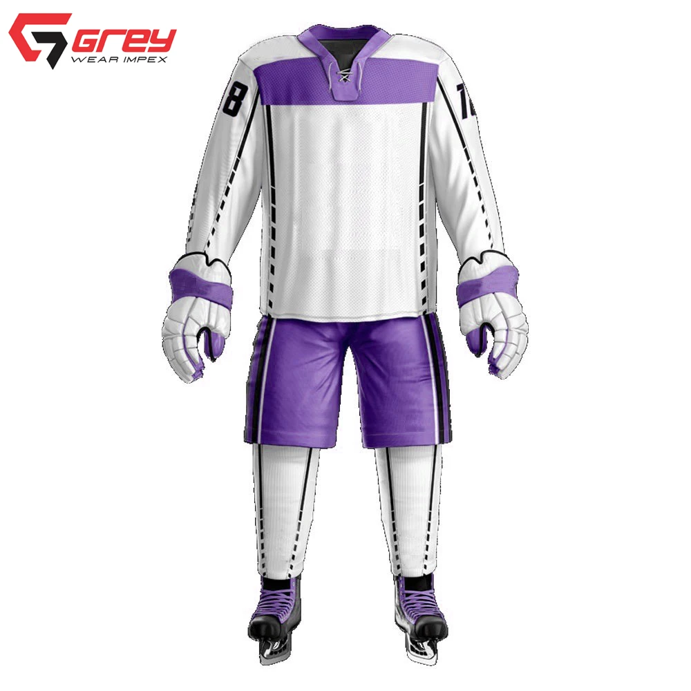 Форма для хоккея с длинными рукавами унисекс форма шайбой дизайн на заказ