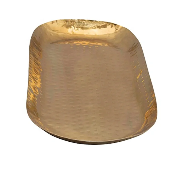 Brass Hammered Polished Decorative Large Bowl for Home Decor Purpose and For Kitchen