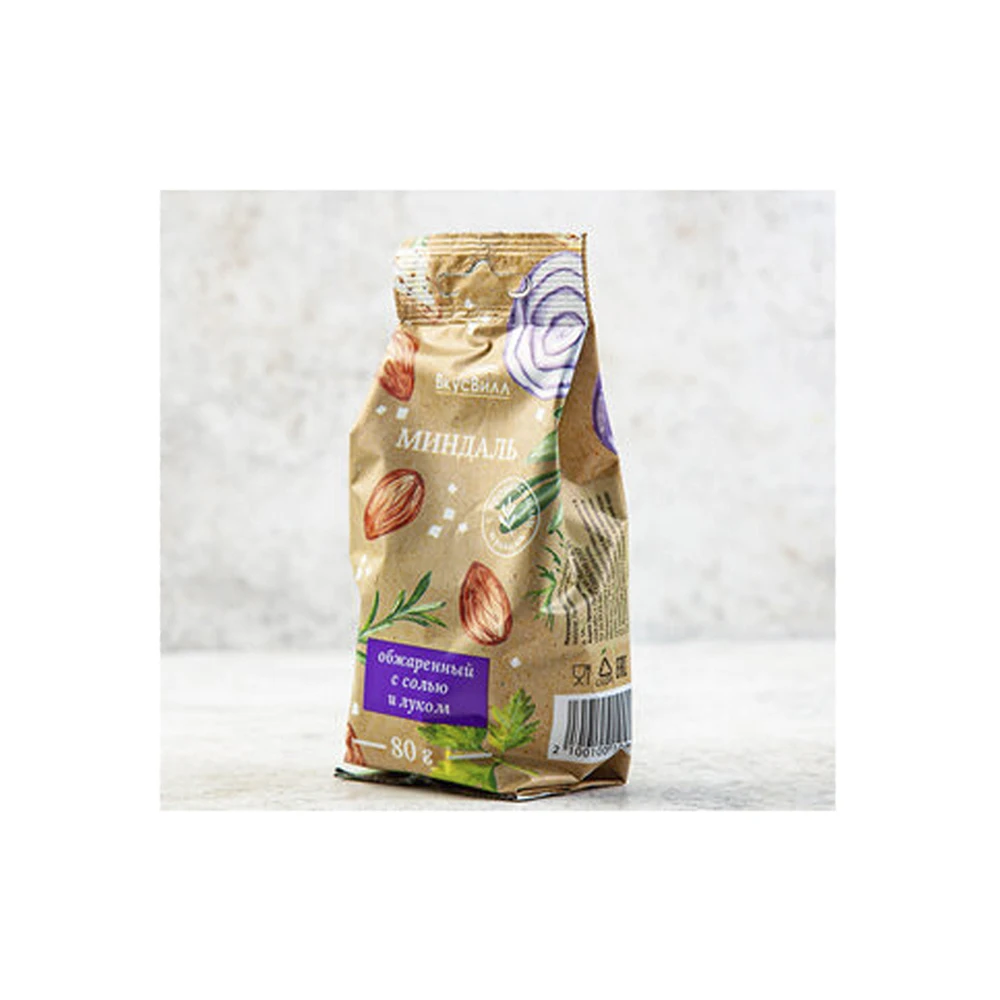 
Миндаль жареный соленый с луком 