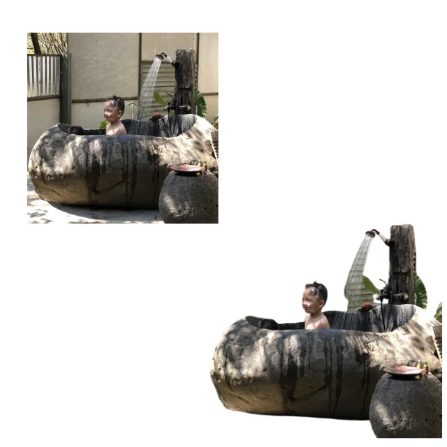 Hote sale from Indonedia Product hand made Stone Bathtub Stone Bathtub hand made