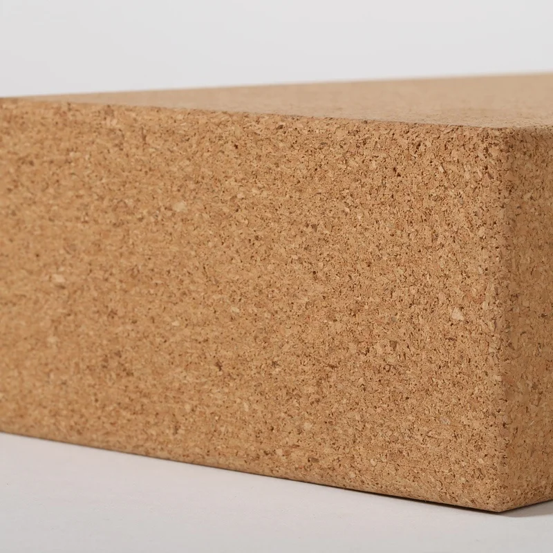 Wholesale Factory Custom Logo Print Cork Yoga Brick Eco Friendly Cork Yoga Block