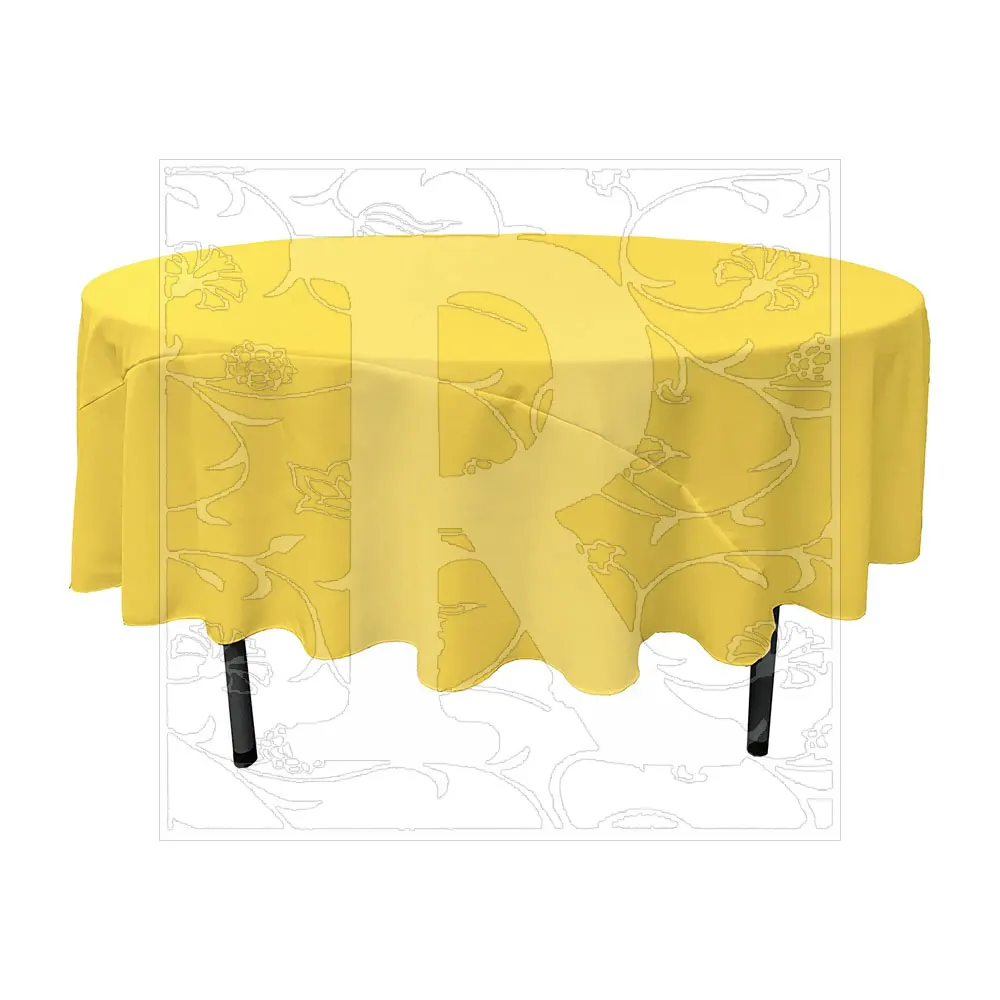 Polyester white tablecloth wedding lace round tablecloth nappe 1m80 table cloth 100 inch linen 3m round wedding table cover