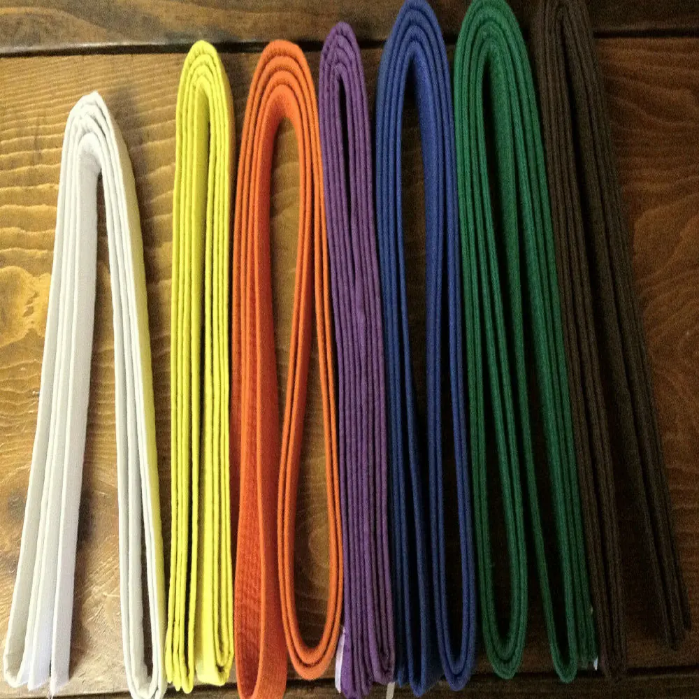  Ремни униформы дзюдо OEM для онлайн-продажи ремень черного цвета боевых искусств