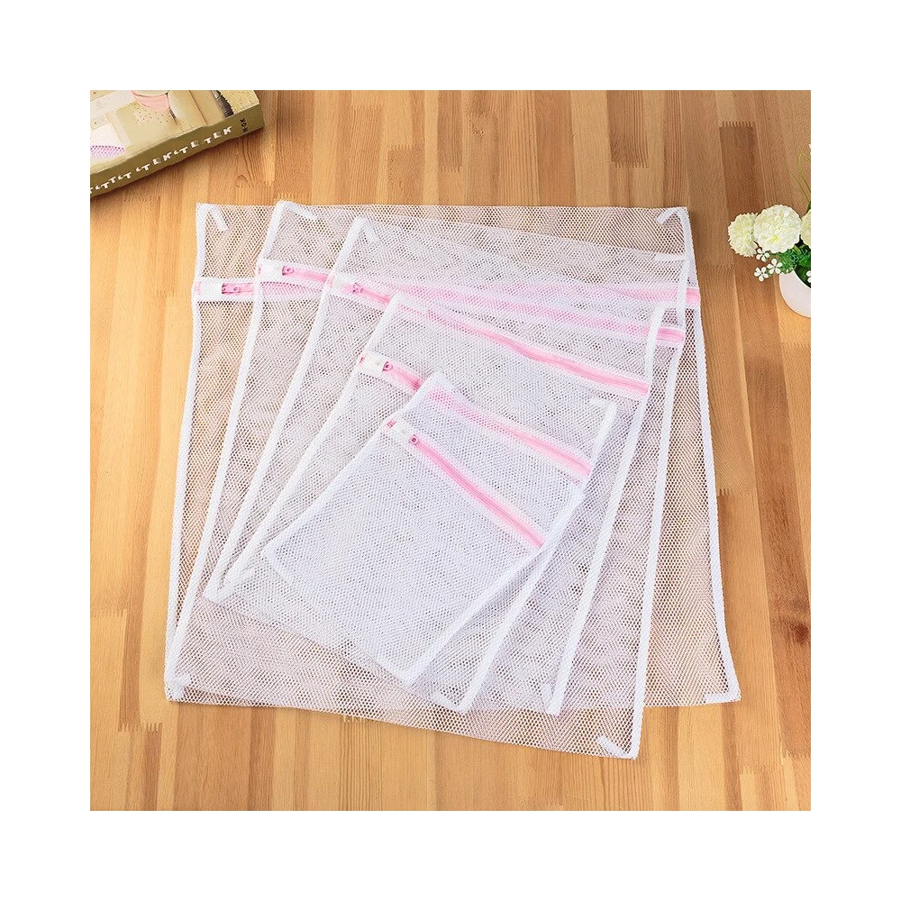 Белые сетчатые мешки для стирки стиральных машин современные из