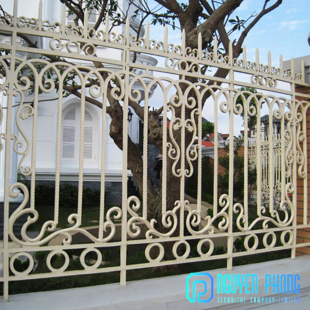 Оптовый Поставщик крупные партии кованый железный настенный экран для забора