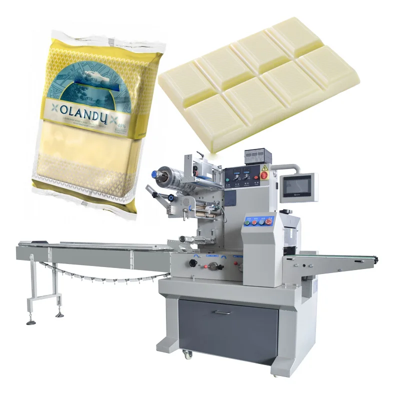 Chinese manufacturers automatic chocolate jelly gummy popsicle baby diaper pack  pillow packing machine