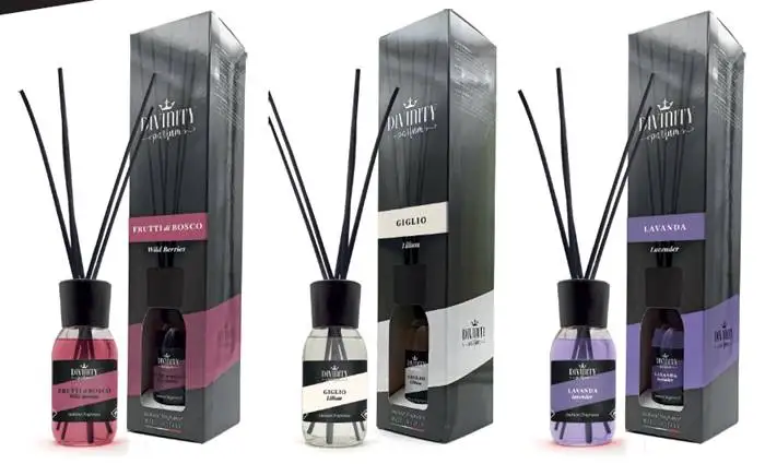 Top Air freshener Vanilla Italian exclusive line scent reed diffuser 125ml home fragrances wholesale