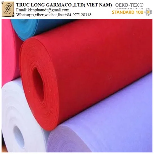 good quality hotsale coloured felt of woolen