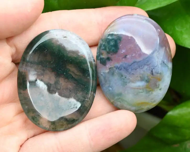 Натуральный оникс ручной работы волшебный камень лечебный размер 35x45 мм для большого пальца чакра рейки Кристальные элементы альфазал