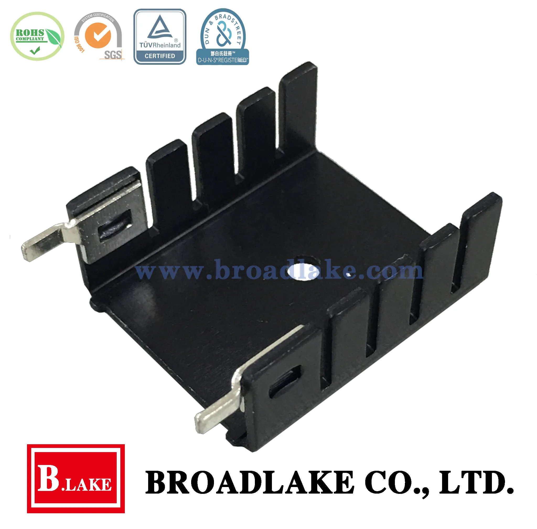 BK-ALU-0004-001 алюминиевый теплоотвод 10 ребер