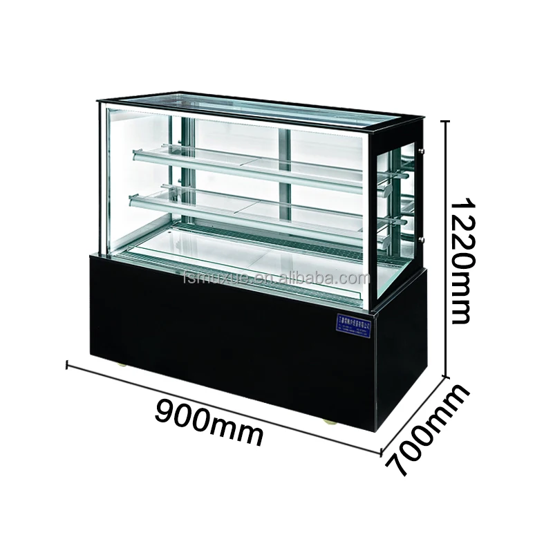 Muxue 900 мм торт Refrigerater Витрина дисплея торта Холодильный шкаф Кондитерские Витринного