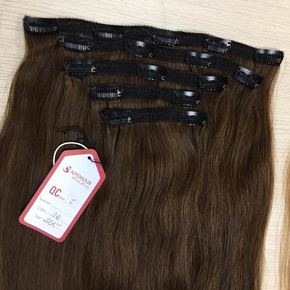
Long Lasting Double Drawn Clip In Hair Extension mixpiano 100% Remy Human Clip on Remy Hair Clip mix color 