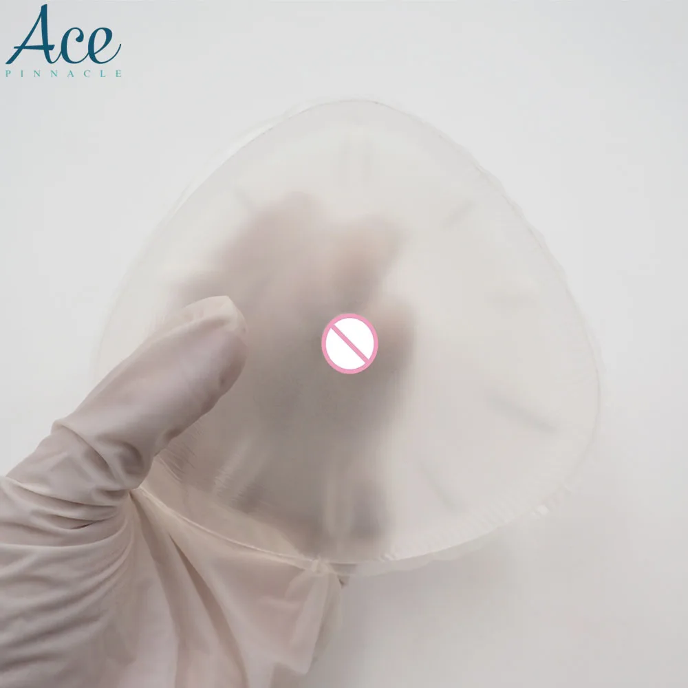 400 g/piece All size Artificial realistic Triangle Transparent Mastectomy breast prosthesis SL-03 Silicone Bra Inserts