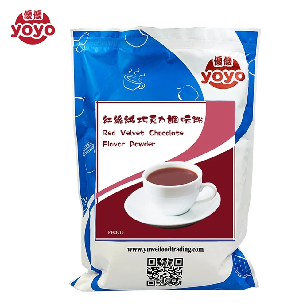 Red Velvet Chocolate Flavor Milk Tea Powder Taiwan