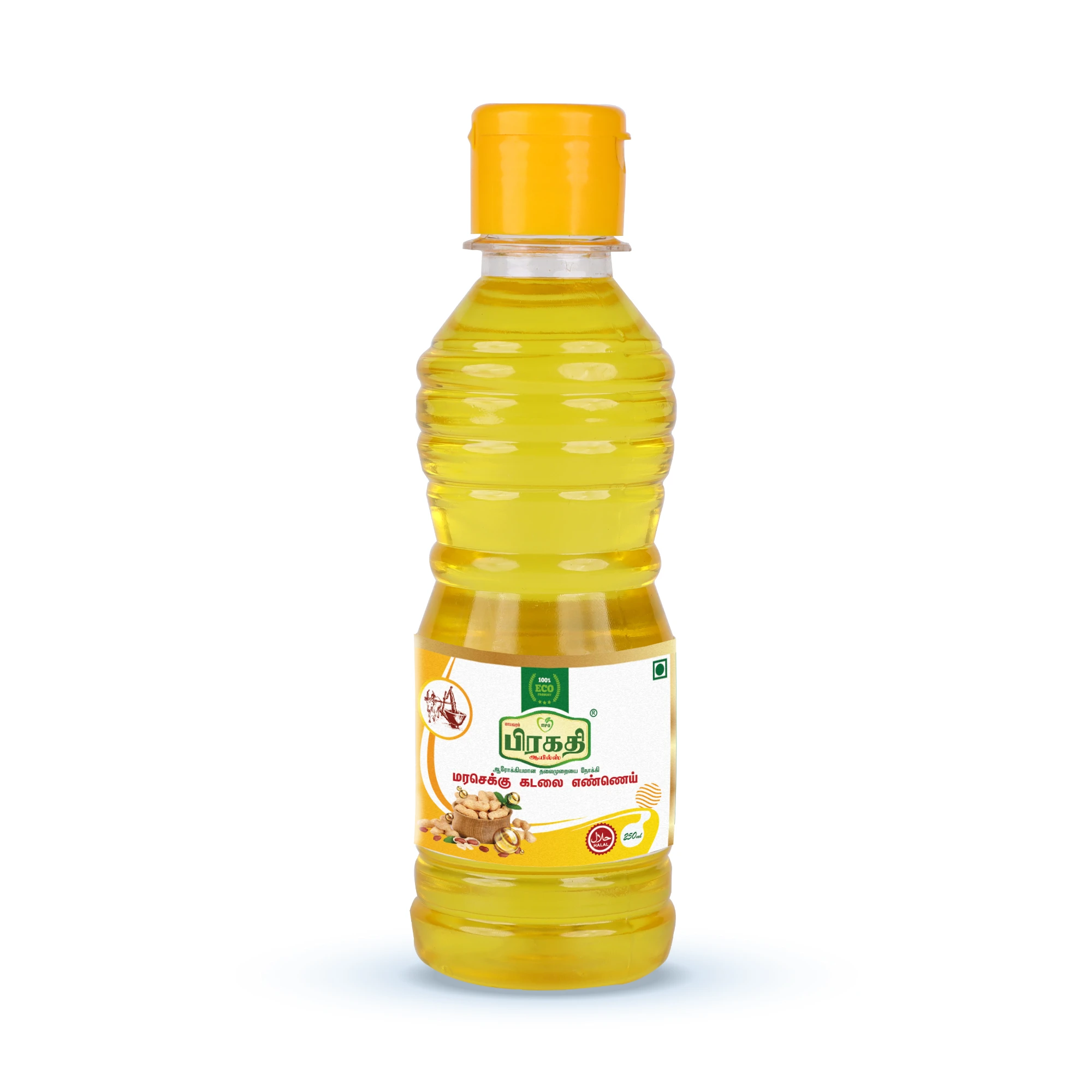 250ml High Purity cold pressed Groundnut/Peanut Oil Safely Exported for Healthy Cooking Oil For Wholesale