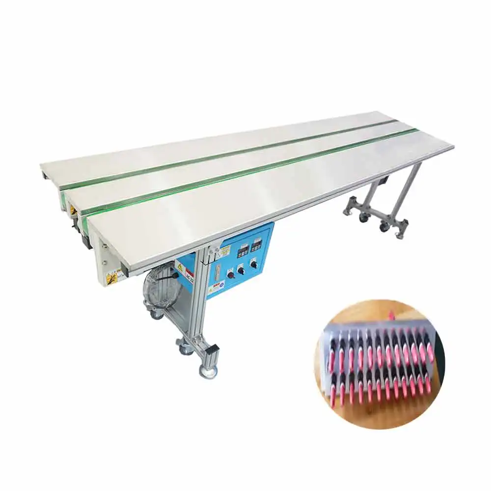  Настольная конвейерная лента косметическая изогнутая розовая банка бутылка